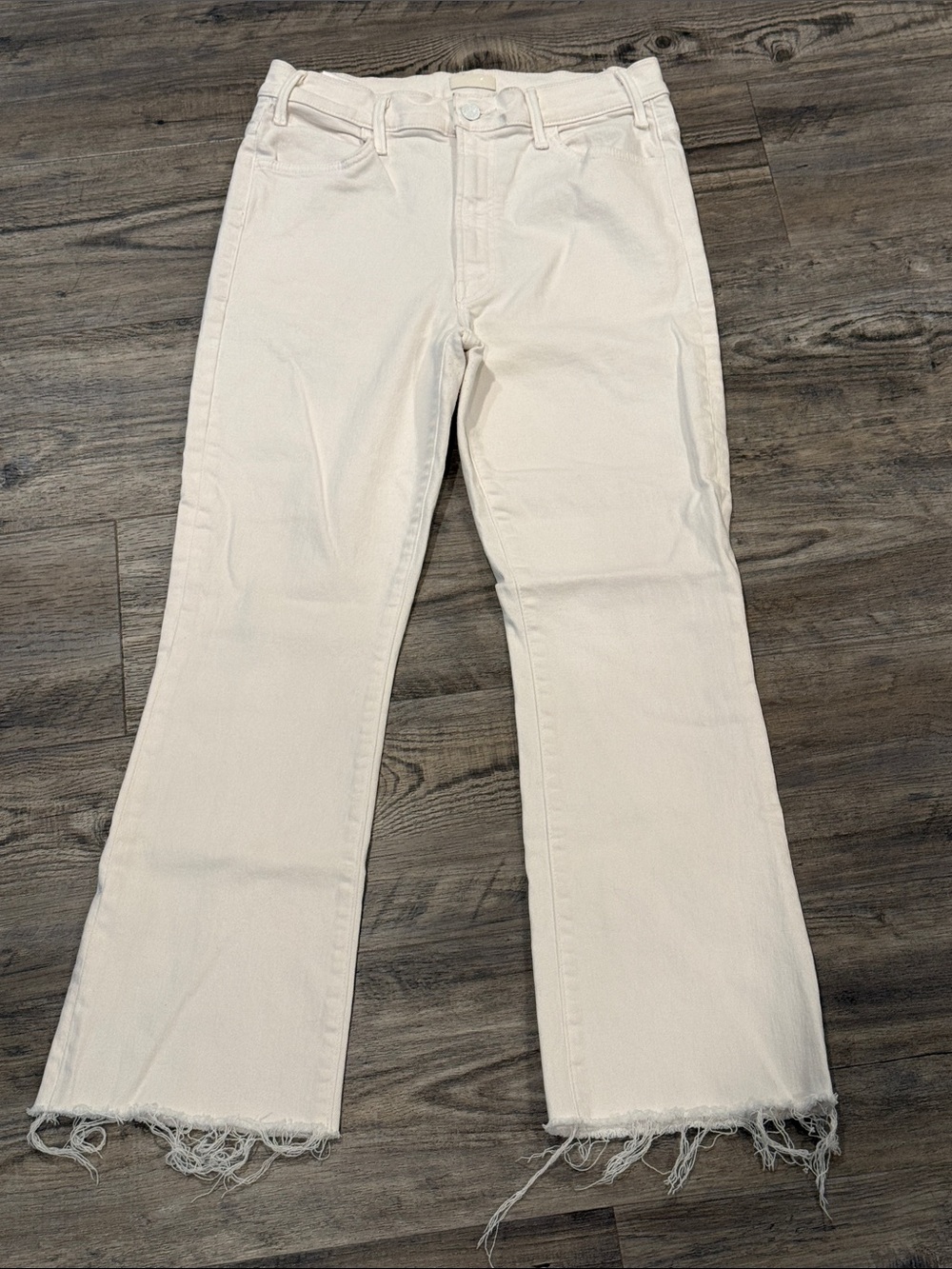 Mother Hustler Ankle Fray Fairest of Them All Jeans Size 30 - Picture 3 of 15